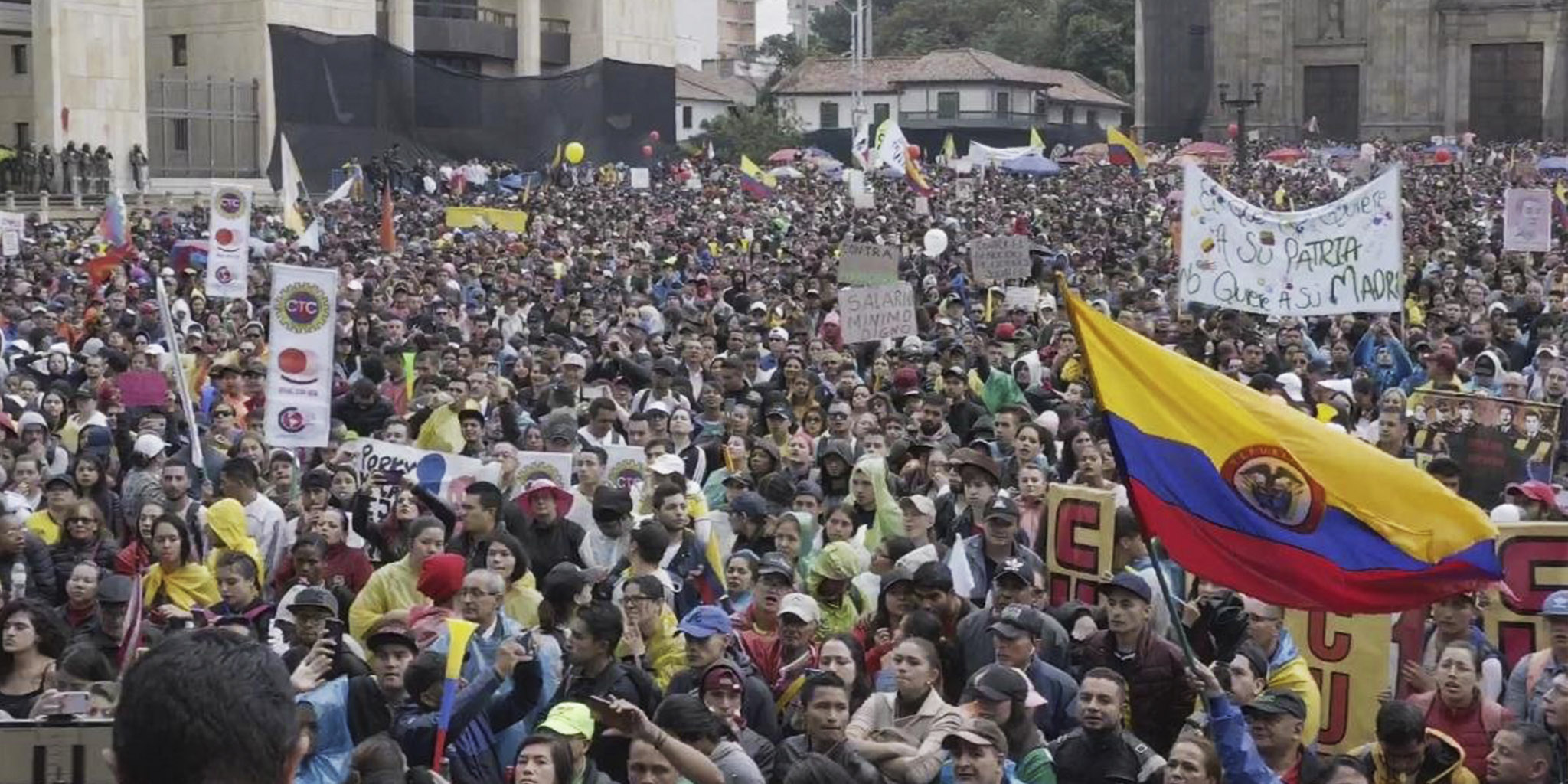 Historic national strike in Colombia: millions of people take to 